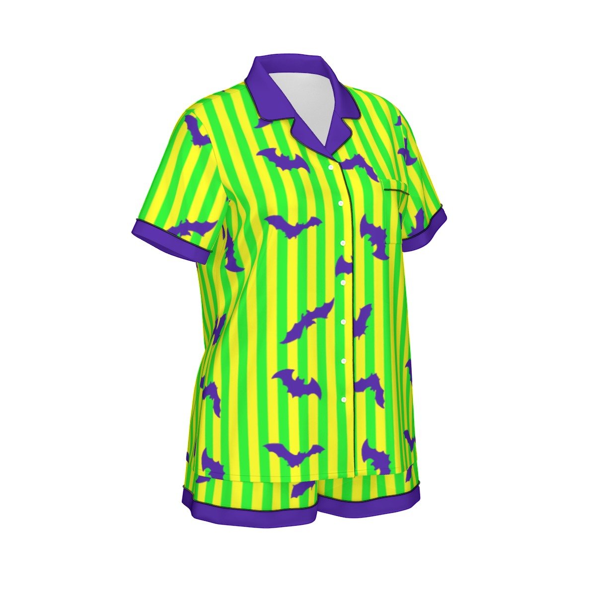 Haunted Halloween Party Adult Pajama Set cosplaydisney adultWrong Lever Clothing
