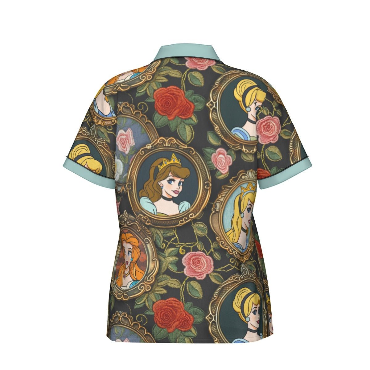 Inspired Portraits Women's Imitation Silk short sleeve Pajama Set Wrong Lever Clothing