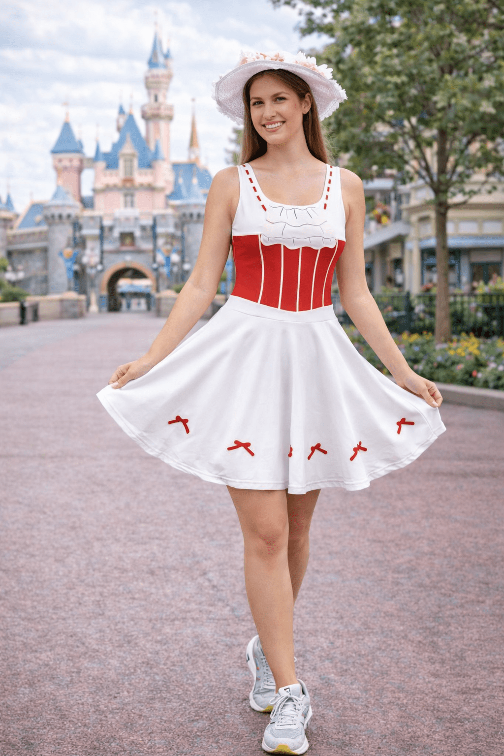 Jolly Holiday Skater Dress adult disneyburt costumeWrong Lever Clothing
