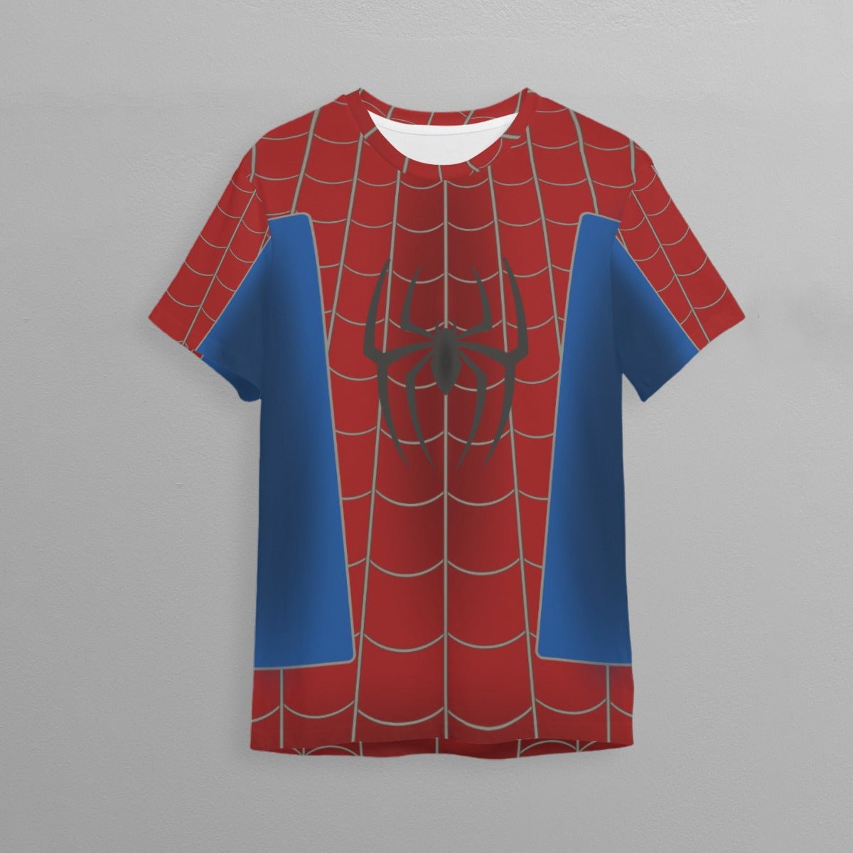 Kids Brand New Day Hero Shirt | Red Blue Web Shirt | Comic Inspired Kids Park Shirt | Superhero cosplaydisney adultWrong Lever Clothing