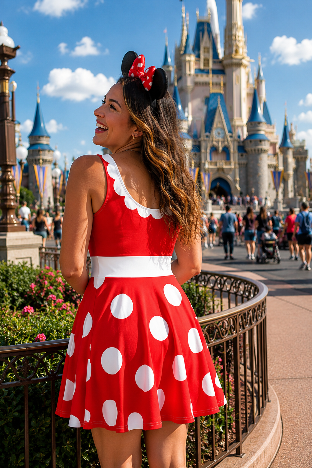 Lady Mouse Skater Dress cosplaydisney adultWrong Lever Clothing