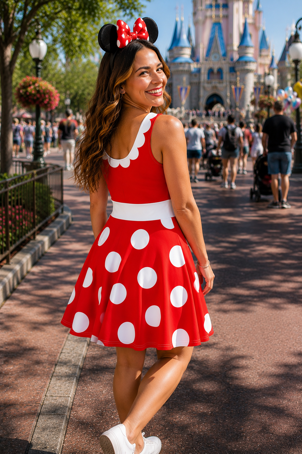Lady Mouse Skater Dress cosplaydisney adultWrong Lever Clothing