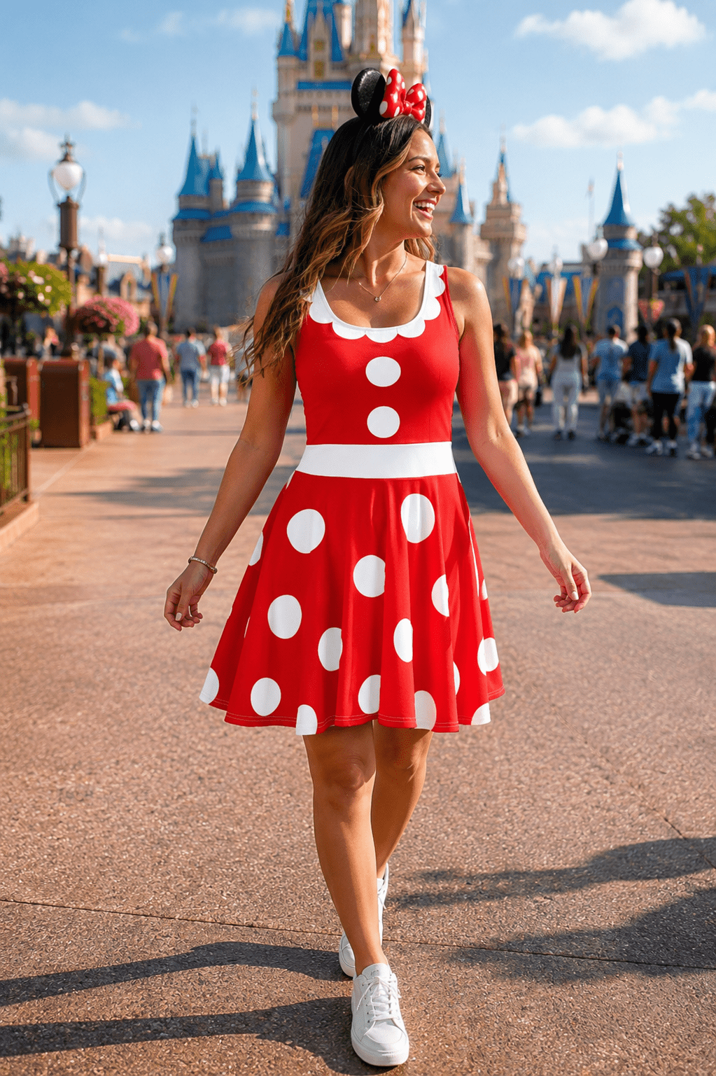 Lady Mouse Skater Dress cosplaydisney adultWrong Lever Clothing