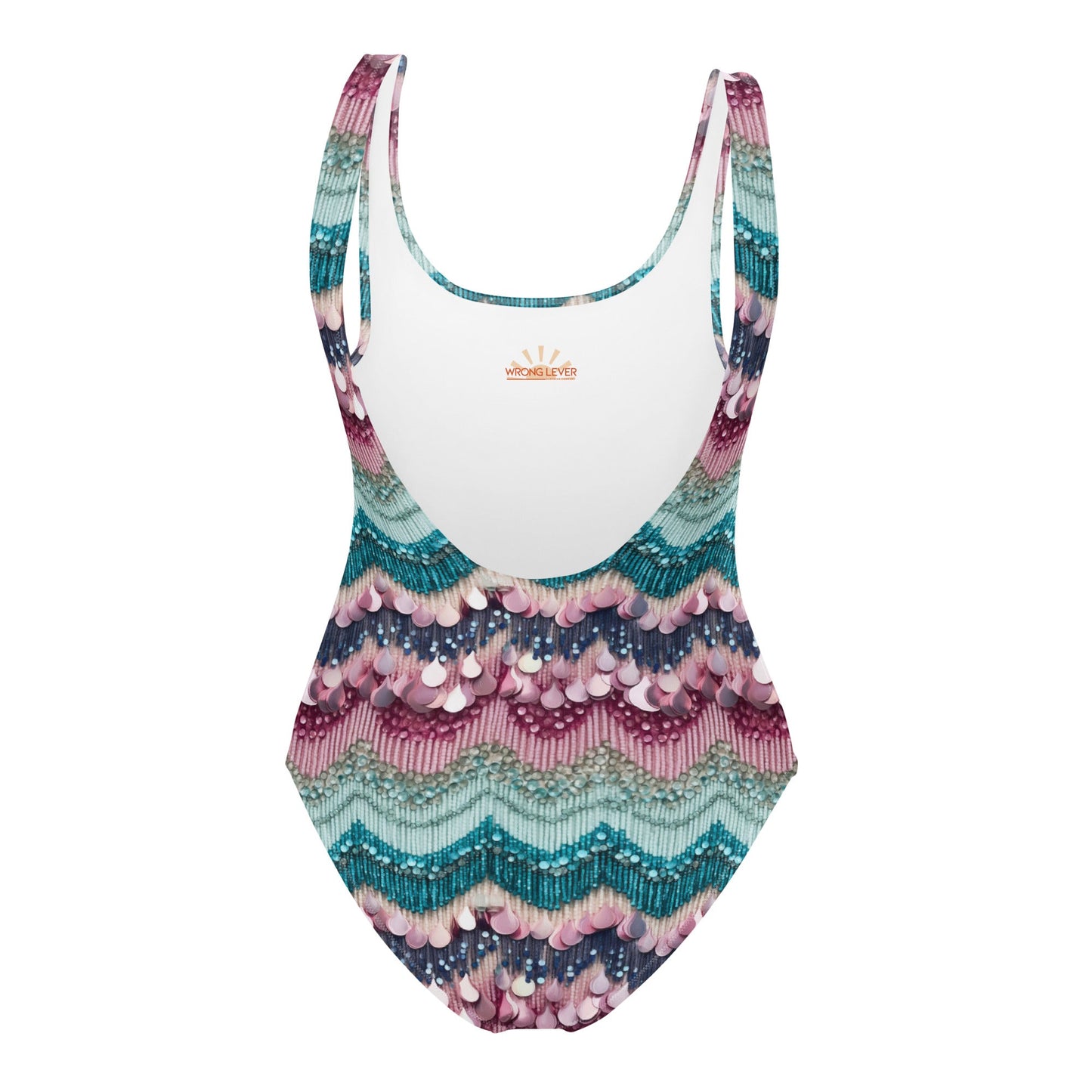 Lovers Era One - Piece Swimsuit or Bodysuit - Beads Printed on Fabric beaded stylebodycon dressWrong Lever Clothing