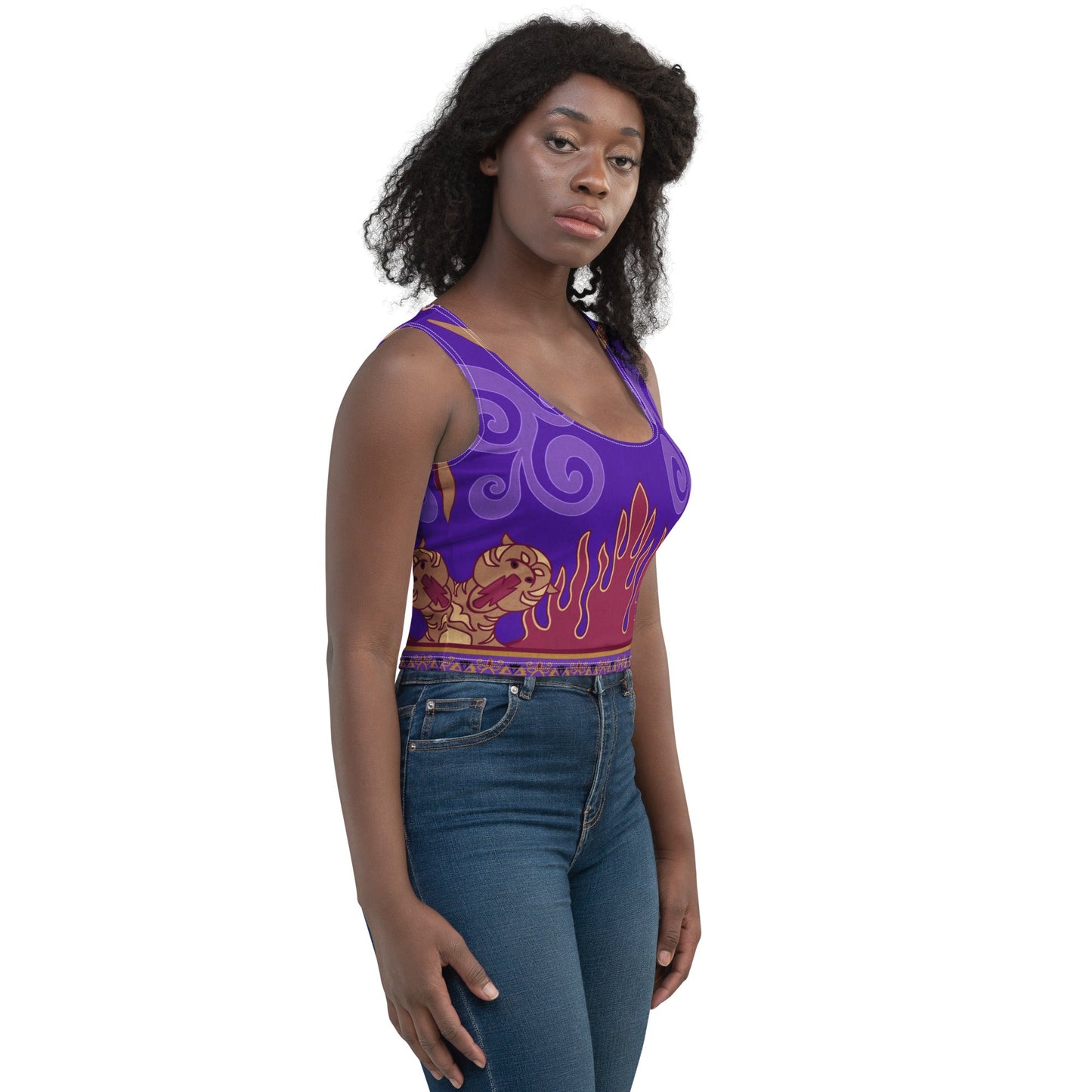 Magic Carpet Crop Top aladdincharacter costumeWrong Lever Clothing