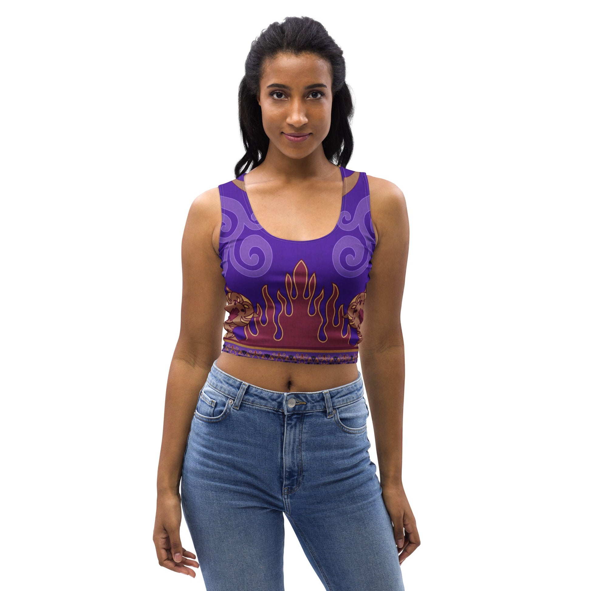 Magic Carpet Crop Top aladdincharacter costumeWrong Lever Clothing