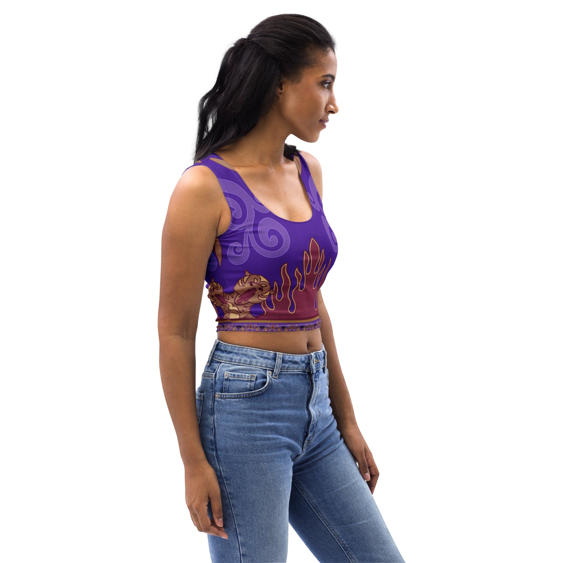 Magic Carpet Crop Top aladdincharacter costumeWrong Lever Clothing