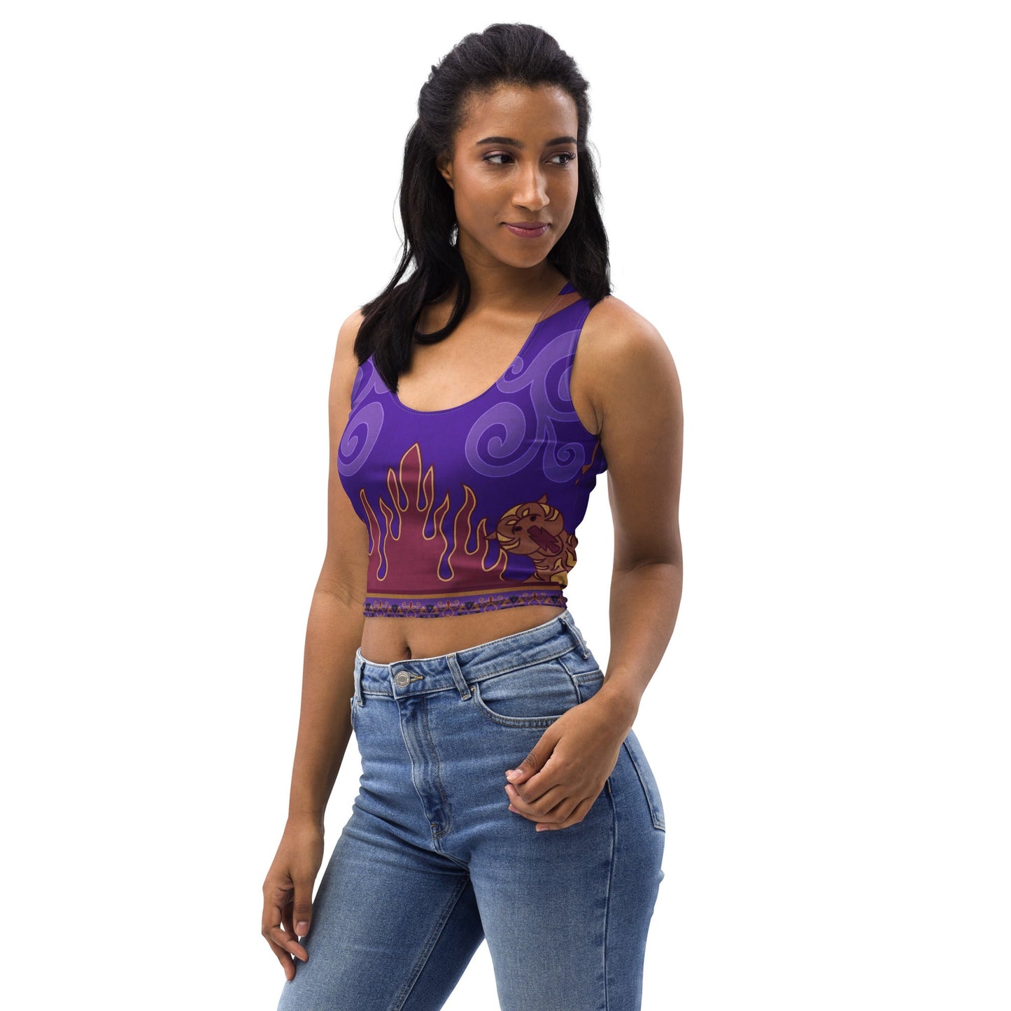 Magic Carpet Crop Top aladdincharacter costumeWrong Lever Clothing