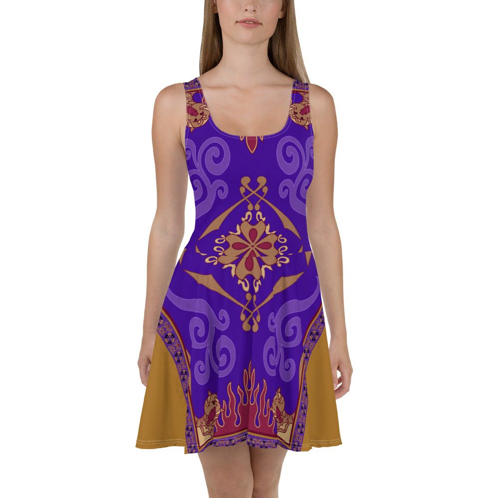 Magic Carpet Skater Dress AladdincosplayWrong Lever Clothing