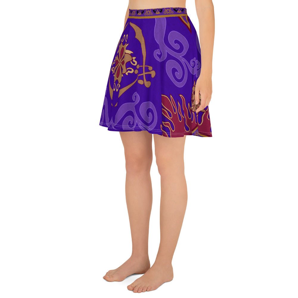 Magic Carpet Skater Skirt aladdincharacter costumeWrong Lever Clothing