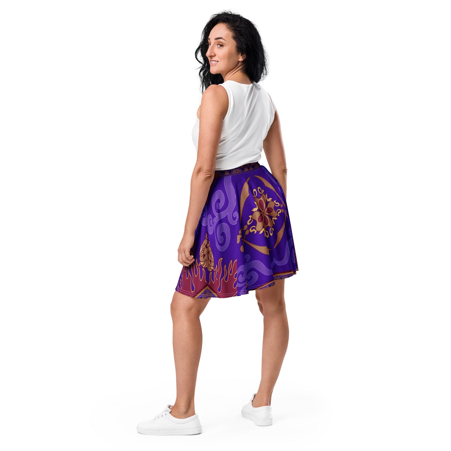 Magic Carpet Skater Skirt aladdincharacter costumeWrong Lever Clothing