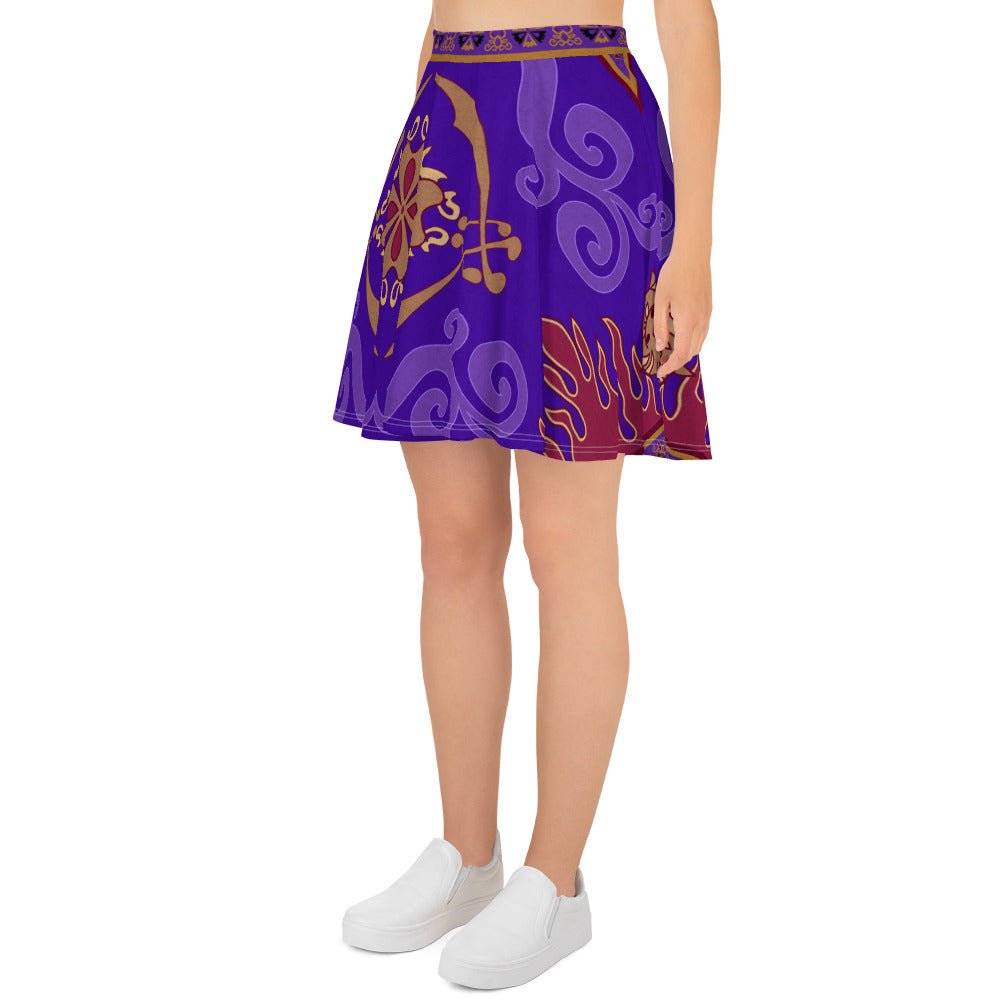 Magic Carpet Skater Skirt aladdincharacter costumeWrong Lever Clothing