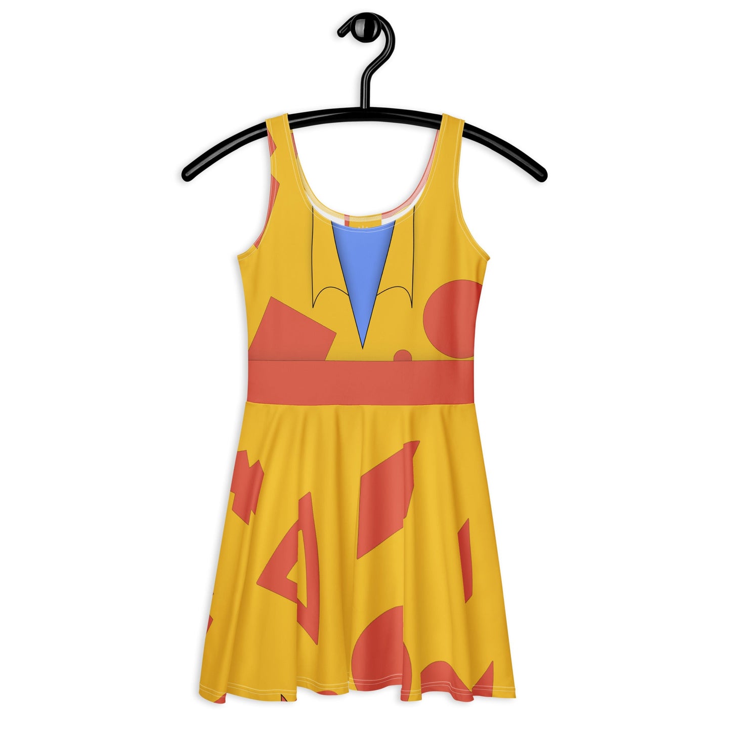 Magic Lamp Vacation Genie Skater Dress aladdin genieboundingWrong Lever Clothing