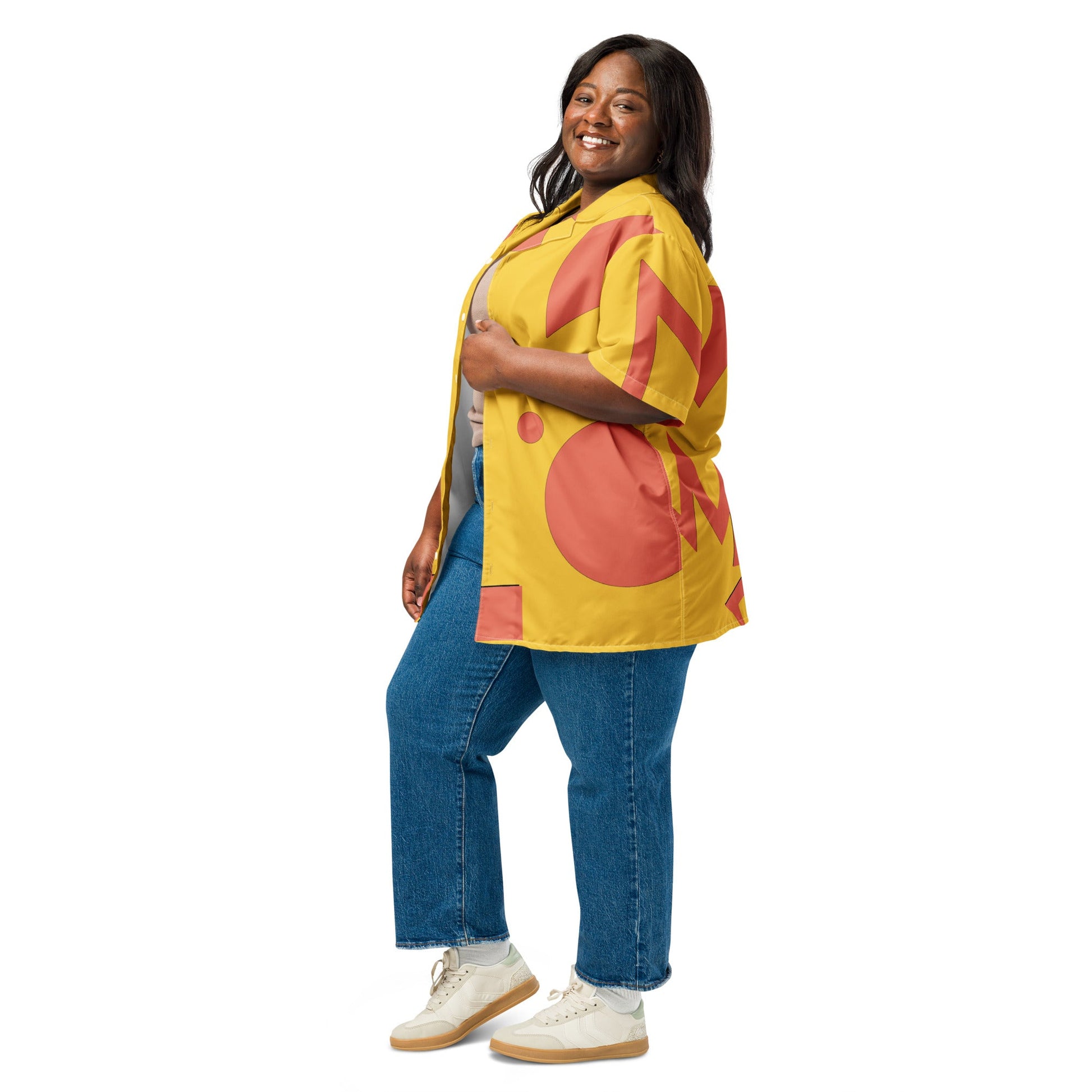 Magic Lamp Vacation Genie Unisex button shirt 90s disneyaladdin costumeWrong Lever Clothing