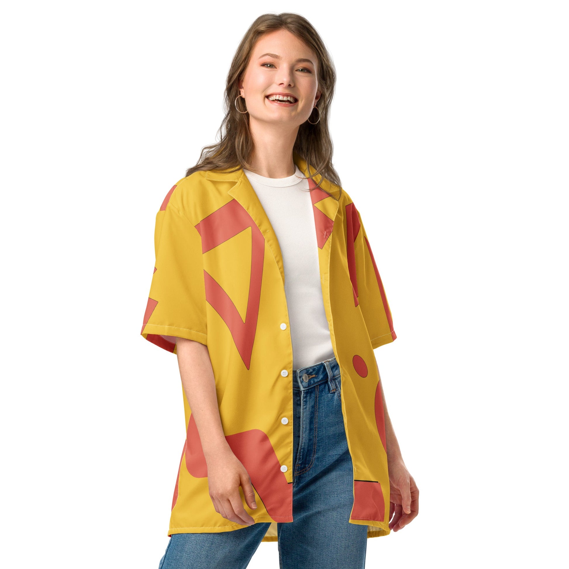 Magic Lamp Vacation Genie Unisex button shirt 90s disneyaladdin costumeWrong Lever Clothing