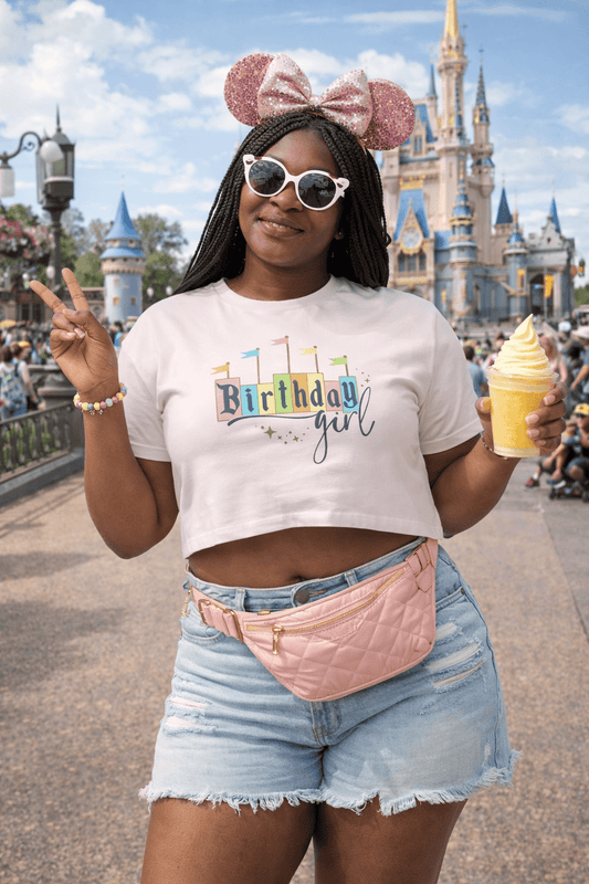 Magical Birthday Women’s crop top birthday shirtdisney adultWrong Lever Clothing