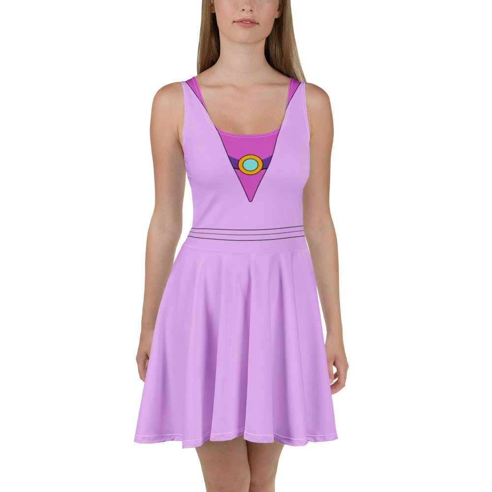 Maid Marian Inspired Fairytale Skater Dress All Over PrintAOP ClothingSkater DressWrong Lever Clothing