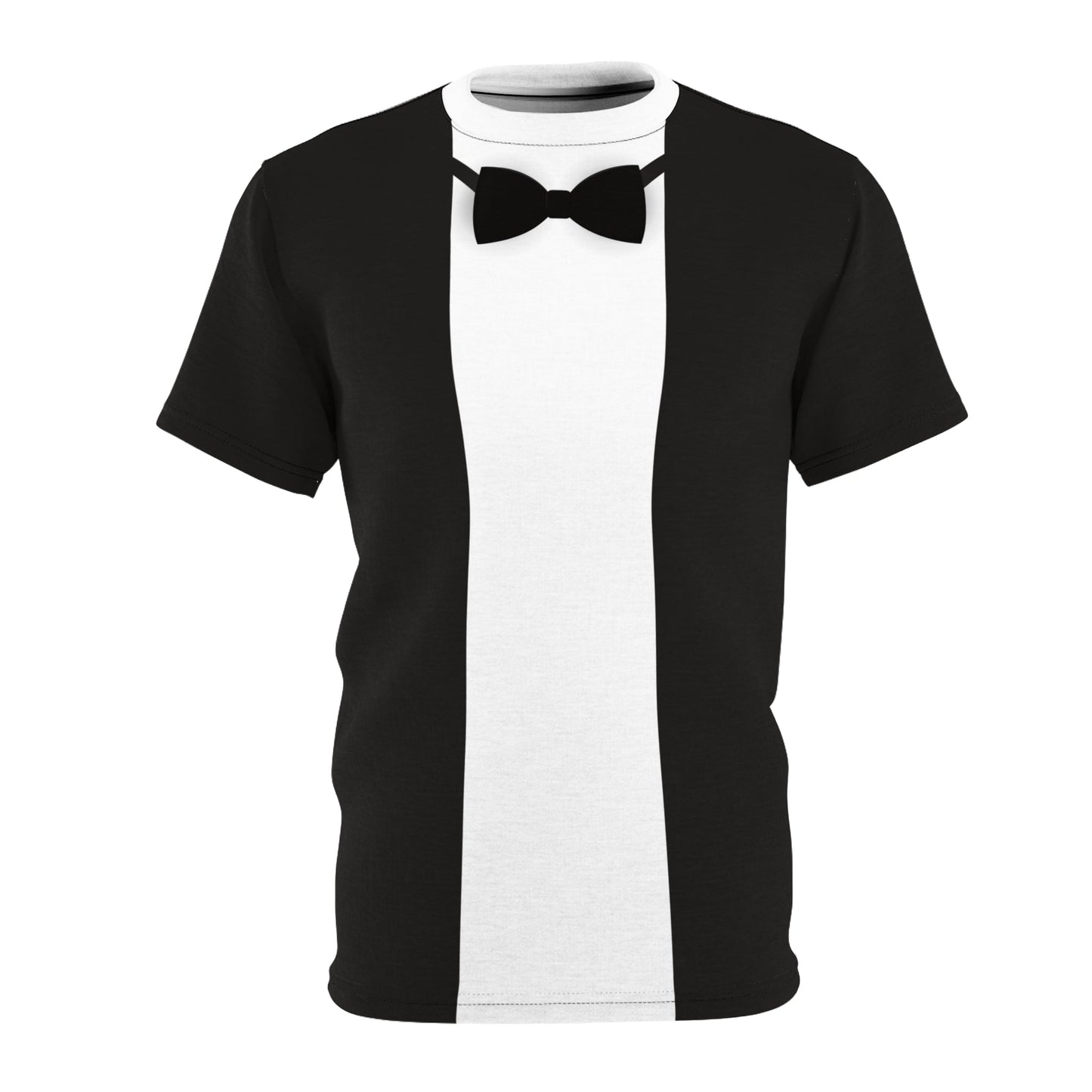 Mens Faux Tuxedo Graphic Shirt, Dapper Penguin Inspired, Novelty Formal Tee disney adultdisney styleAll Over PrintsWrong Lever Clothing