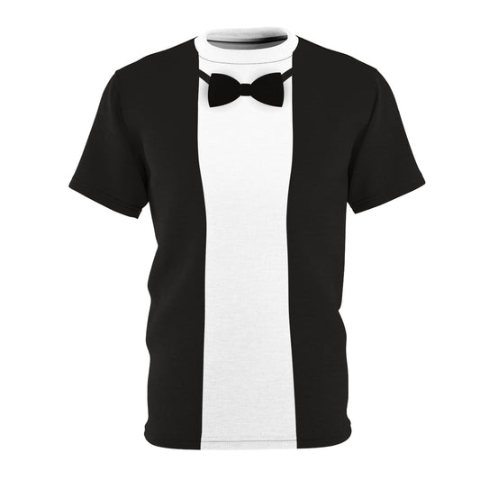 Mens Faux Tuxedo Graphic Shirt, Dapper Penguin Inspired, Novelty Formal Tee disney adultdisney styleAll Over PrintsWrong Lever Clothing