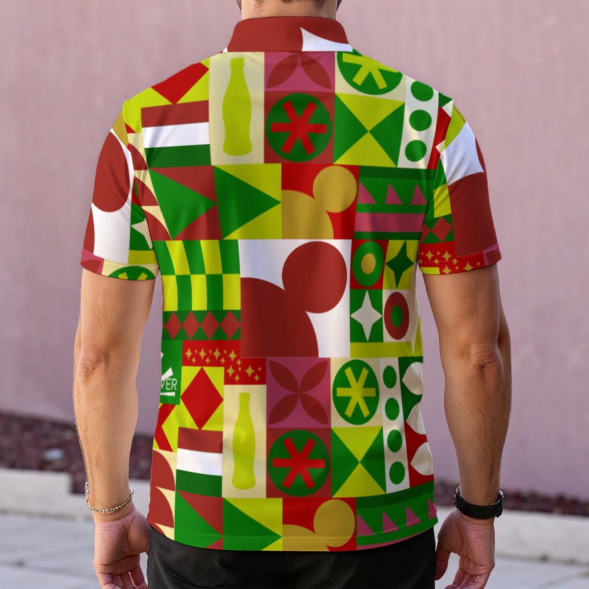 Men’s Retro Christmas Gift Polo | Holiday Park Shirt christmas partydisney adult matching topWrong Lever Clothing