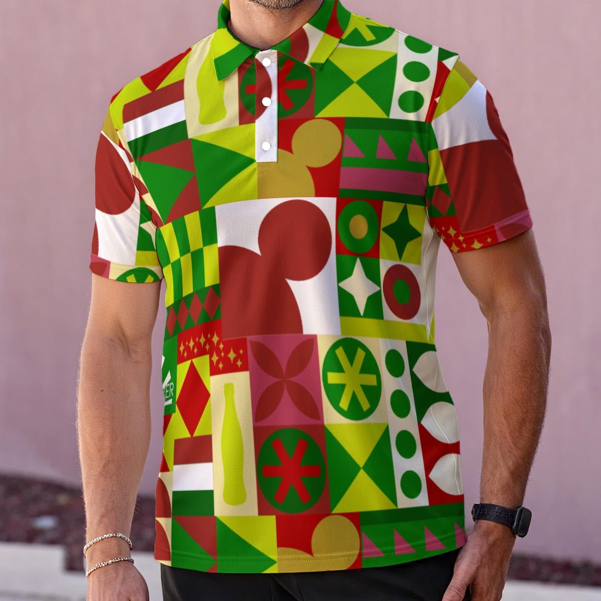 Men’s Retro Christmas Gift Polo | Holiday Park Shirt christmas partydisney adult matching topWrong Lever Clothing