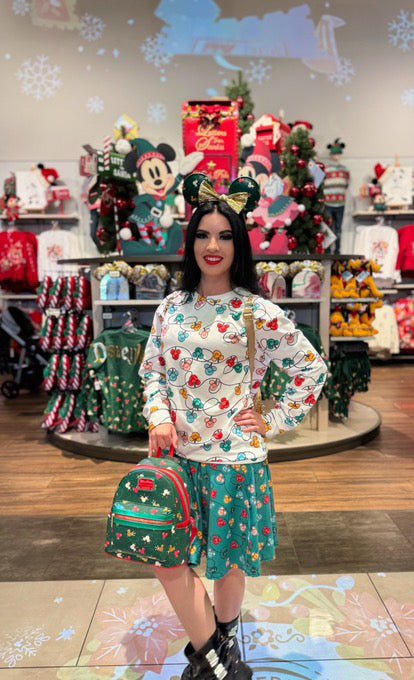 Mouse Ornament Long Sleeve Shirt All Over PrintAOPAll Over PrintsWrong Lever Clothing