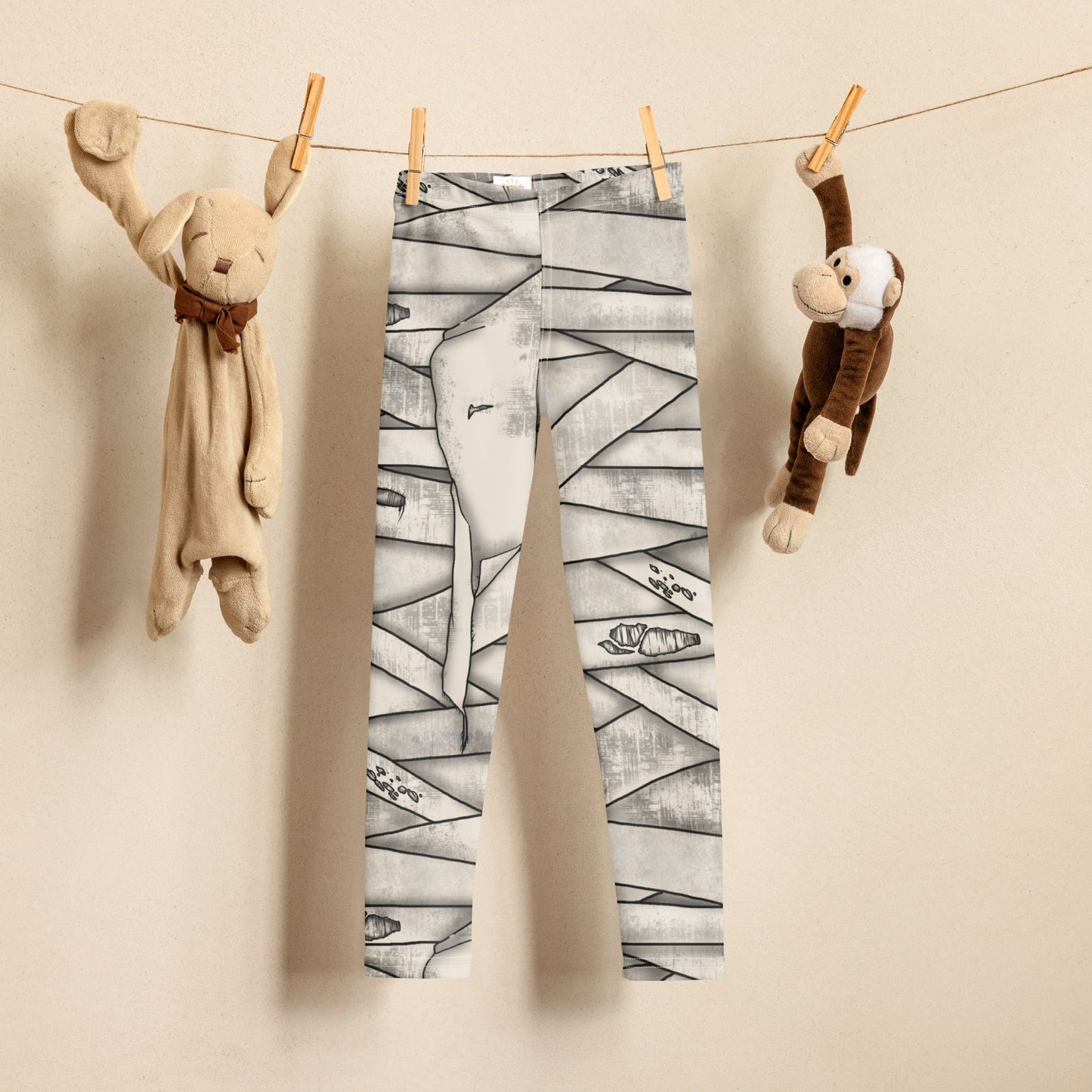 Mummy Halloween Kid's Leggings child halloweencosplayWrong Lever Clothing