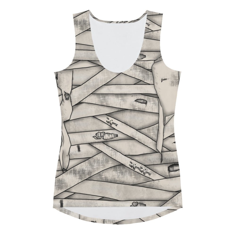 Mummy Halloween Tank Top cosplaycostume shirtWrong Lever Clothing