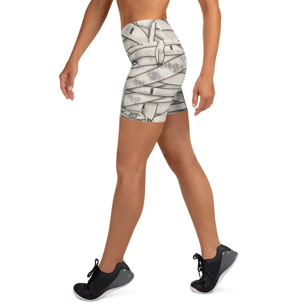 Mummy Halloween Yoga Shorts Bike shortscosplayWrong Lever Clothing