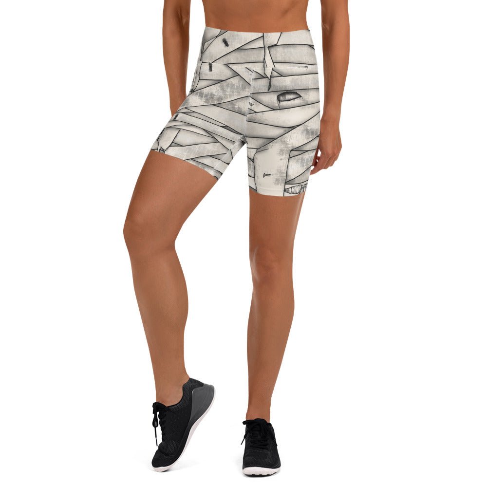 Mummy Halloween Yoga Shorts Bike shortscosplayWrong Lever Clothing