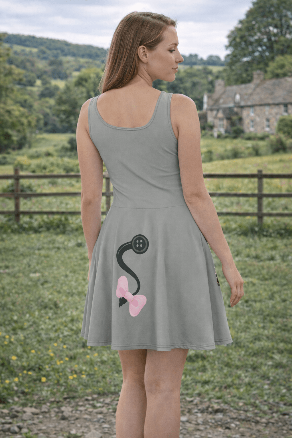 Oh Bother Eeyore Inspired Skater Dress 100 acre woodsdisney cosplaySkater DressWrong Lever Clothing