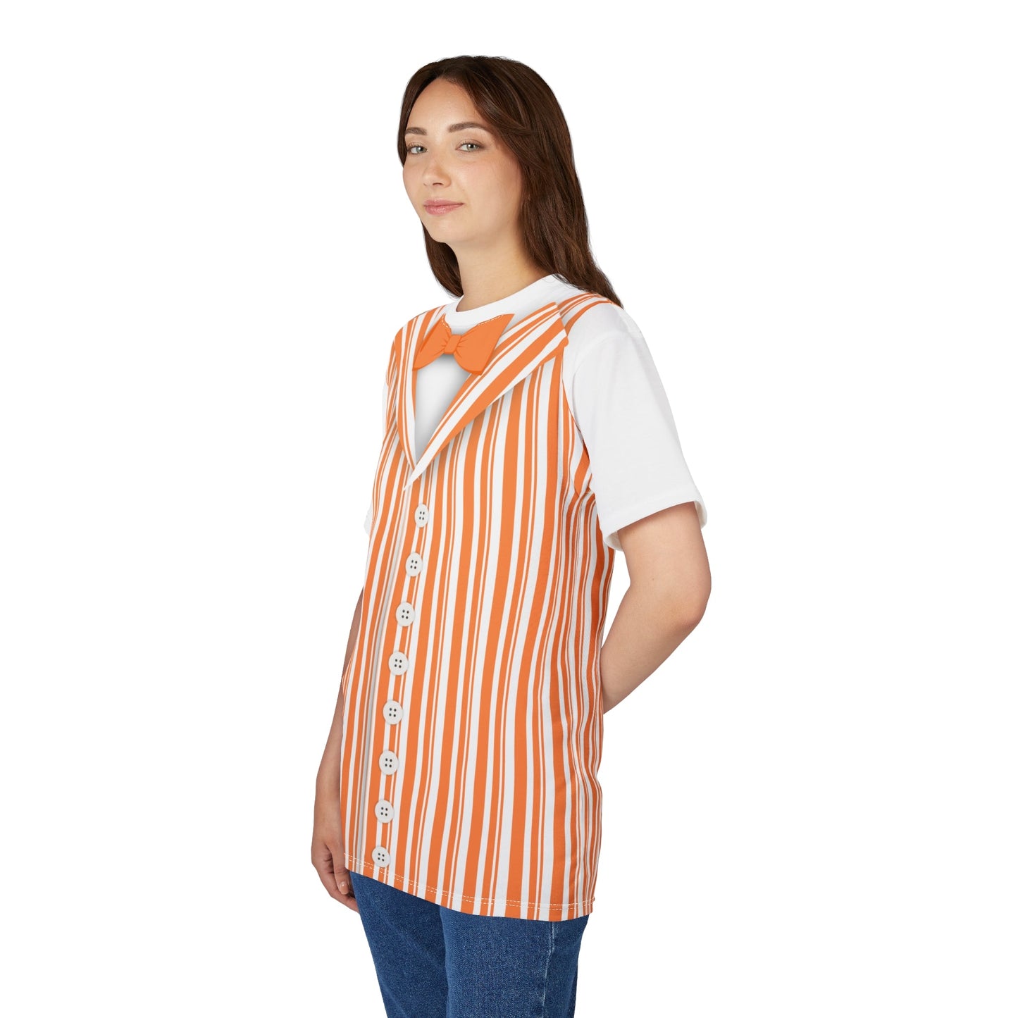 Orange Dapper Day Main St Magic Inspired Unisex short sleeve shirt - Bounding Main St USA Style adult disney halloweenadult halloweenAll Over PrintsWrong Lever Clothing