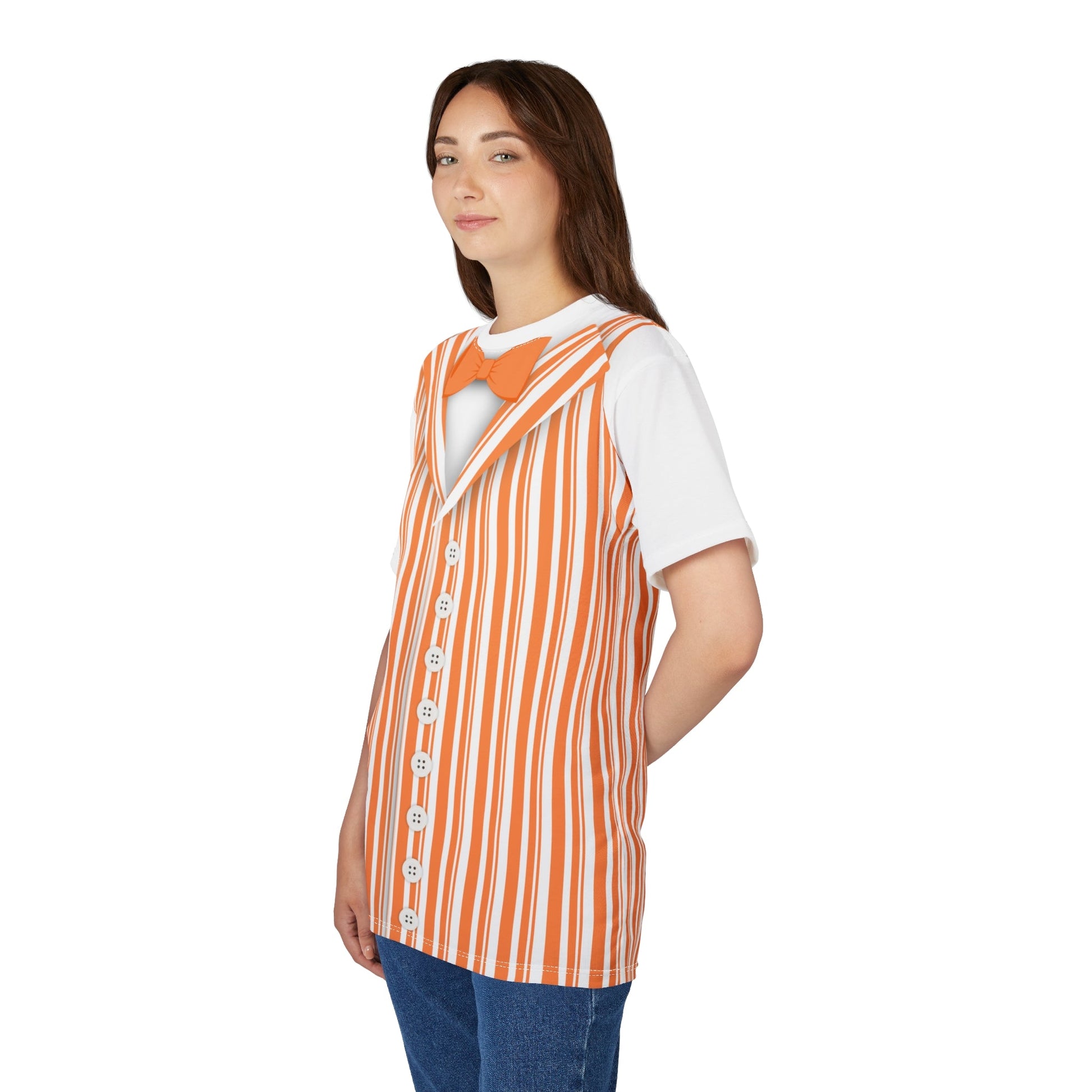 Orange Dapper Day Main St Magic Inspired Unisex short sleeve shirt - Bounding Main St USA Style adult disney halloweenadult halloweenAll Over PrintsWrong Lever Clothing
