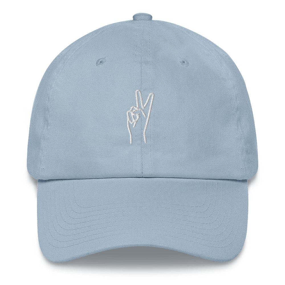 Peace Dad hat happiness is addictiveWrong Lever Clothing