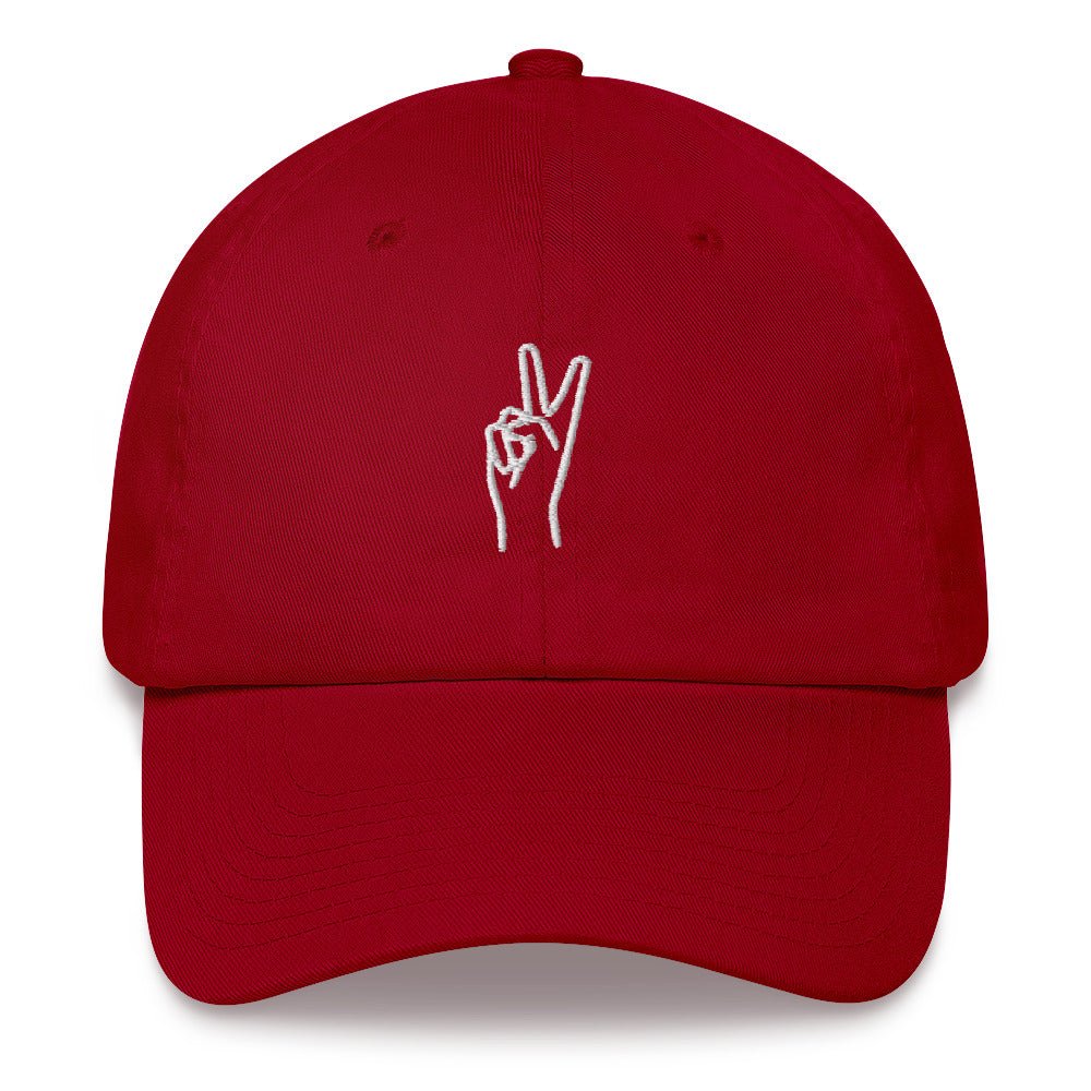 Peace Dad hat happiness is addictiveWrong Lever Clothing