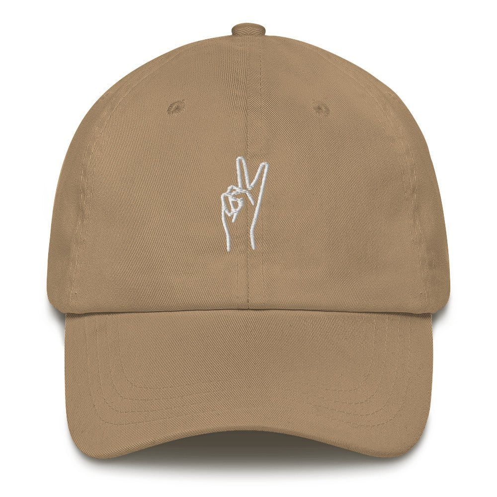 Peace Dad hat happiness is addictiveWrong Lever Clothing