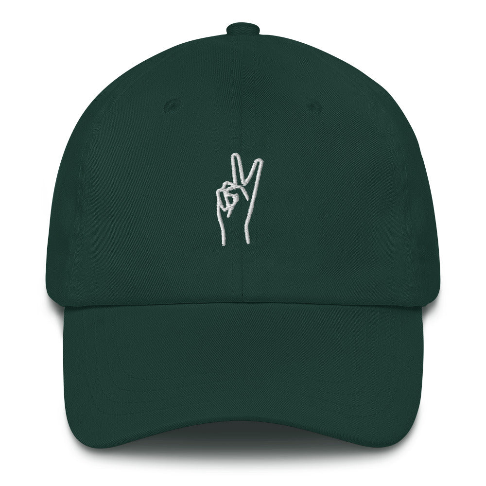 Peace Dad hat happiness is addictiveWrong Lever Clothing