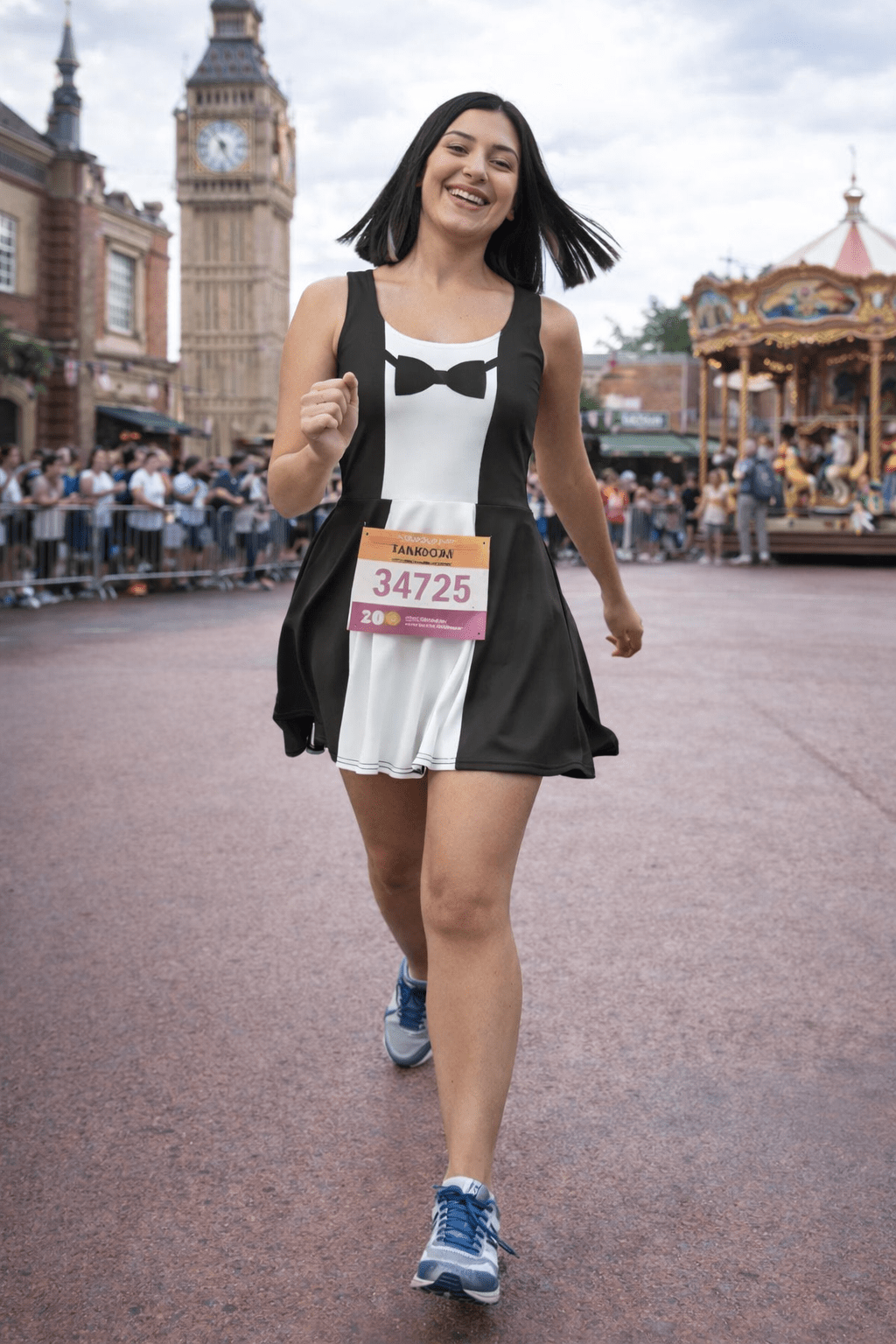 Penguin Inspired Faux Tuxedo Dress – Vintage Musical Waiter Look – Dapper Day Outfit – Theme Park Dress cosplaydisney adultWrong Lever Clothing