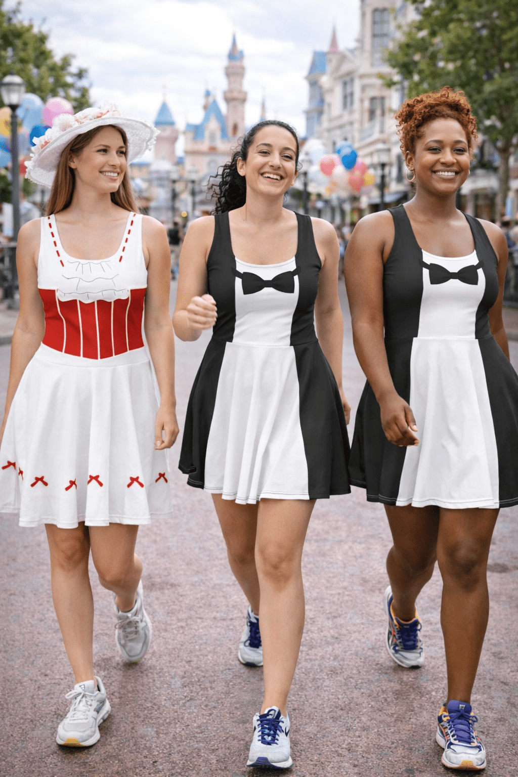 Penguin Inspired Faux Tuxedo Dress – Vintage Musical Waiter Look – Dapper Day Outfit – Theme Park Dress cosplaydisney adultWrong Lever Clothing