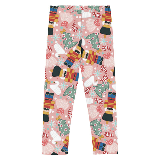 Pink Nutcracker Kid&#39;s Leggings happiness is addictiveKids leggingsWrong Lever Clothing