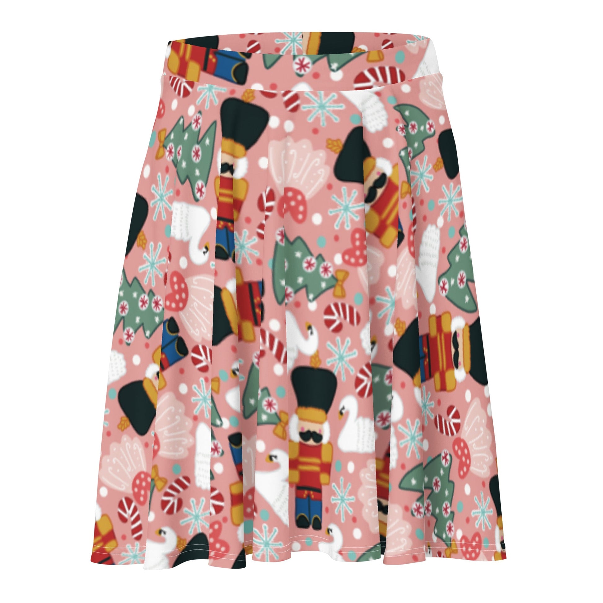 Pink Nutcracker Skater Skirt happiness is addictiveWrong Lever Clothing