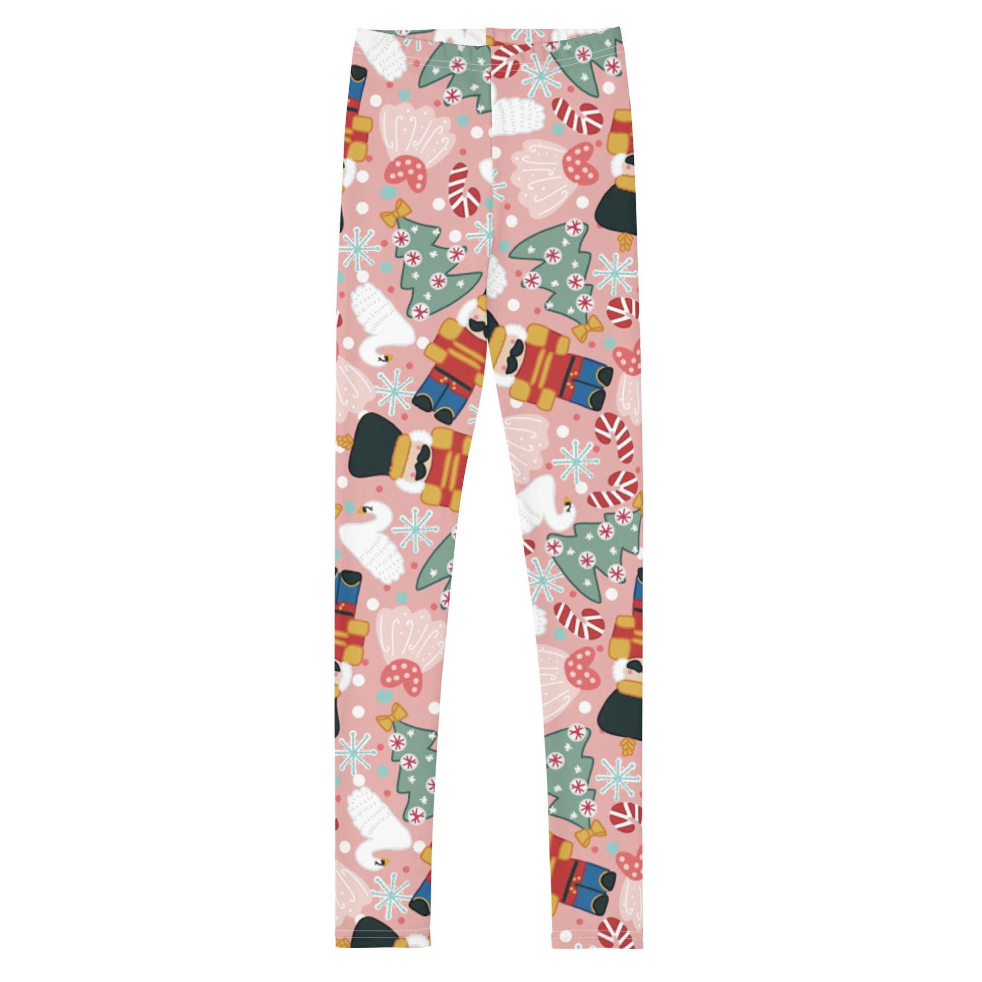 Pink Nutcracker Youth Leggings happiness is addictiveWrong Lever Clothing