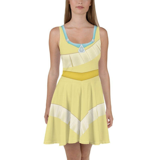 Pocahontas Inspired Skater Dress RACK SALE Wrong Lever Clothing