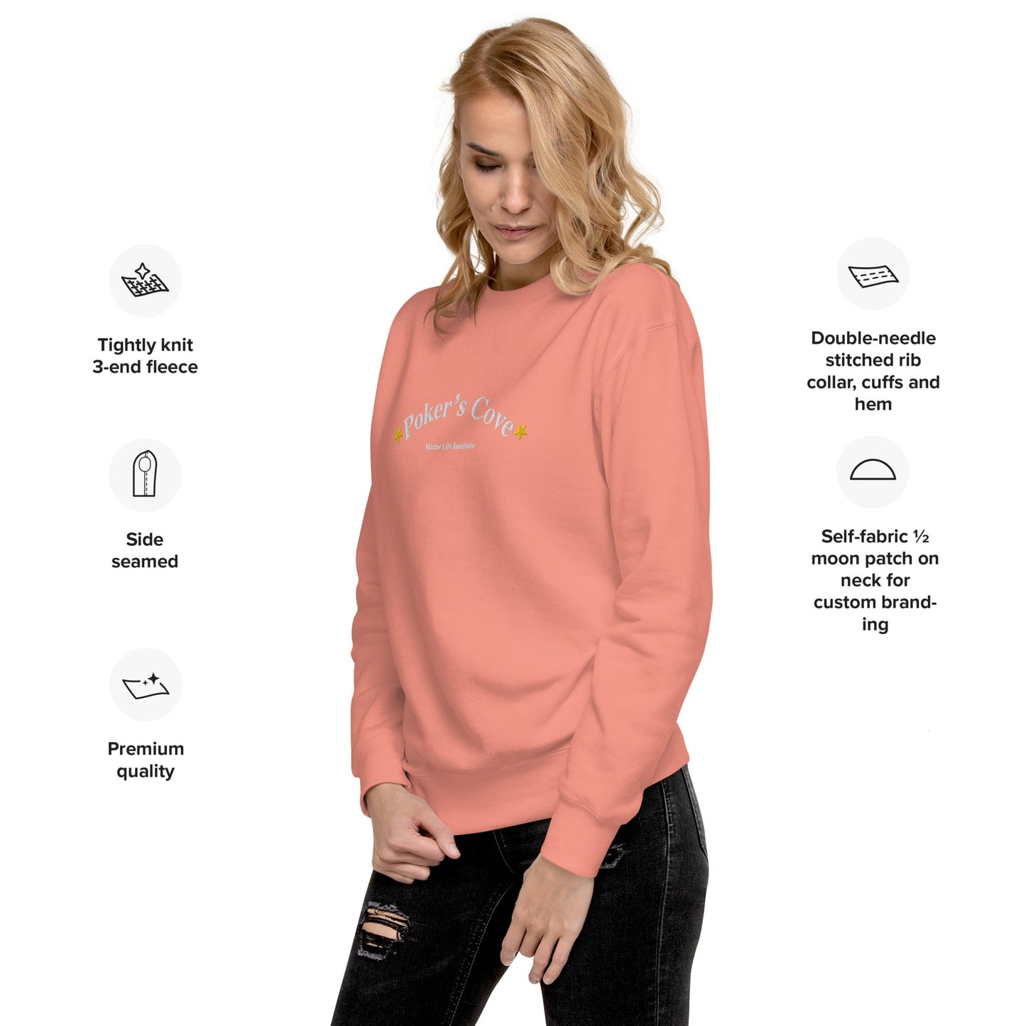 Poker's Cove Unisex Premium Sweatshirt costumedisney adultWrong Lever Clothing