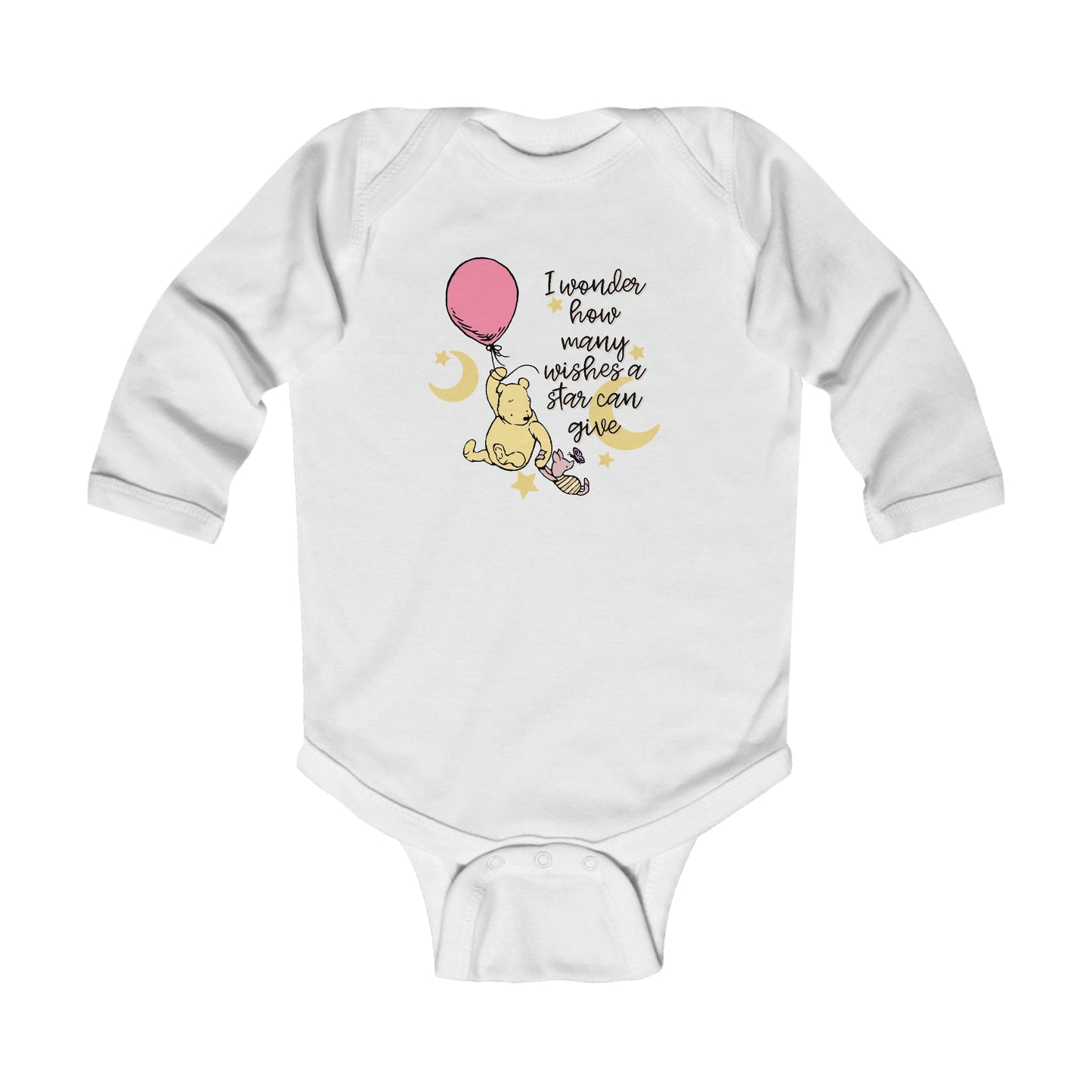 Pooh Dreams Infant Long Sleeve Bodysuit Baby ClothingBodysuitsKids clothesWrong Lever Clothing