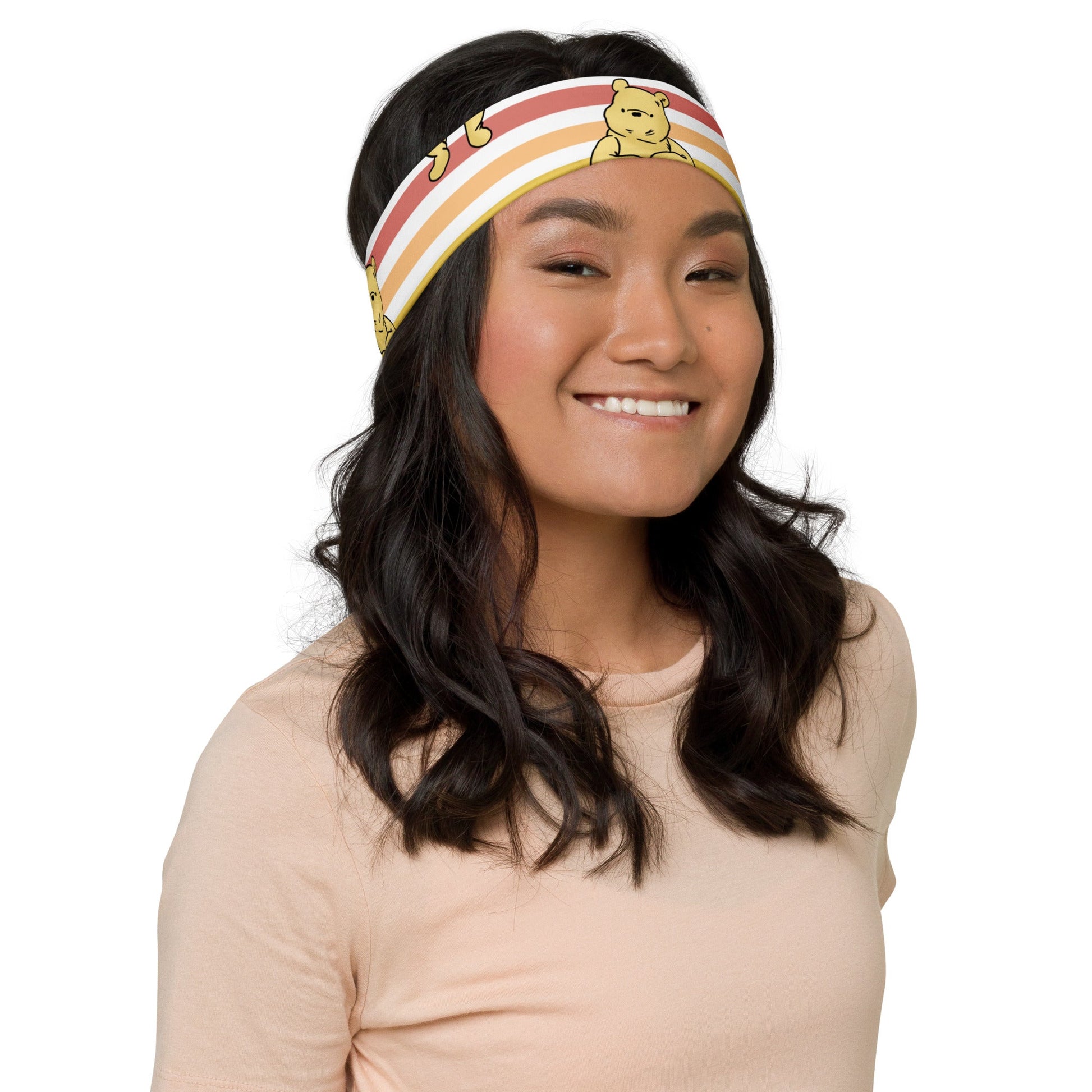 Pooh Stripes Headband adult disneyadult disney clothingWrong Lever Clothing