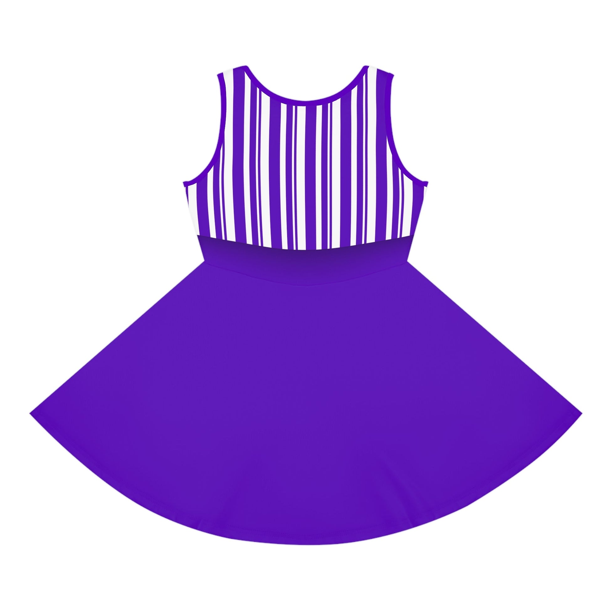 Purple Dapper Day Main St Magic Inspired Girl's Skater Dress - Bounding Main St USA Style adult disney halloweenadult halloweenAll Over PrintsWrong Lever Clothing