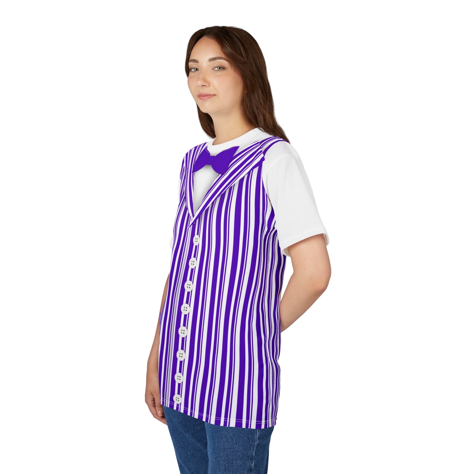 Purple Dapper Day Main St Magic Inspired Unisex short sleeve shirt - Bounding Main St USA Style adult disney halloweenadult halloweenAll Over PrintsWrong Lever Clothing