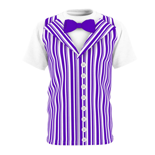 Purple Dapper Day Main St Magic Inspired Unisex short sleeve shirt - Bounding Main St USA Style adult disney halloweenadult halloweenAll Over PrintsWrong Lever Clothing