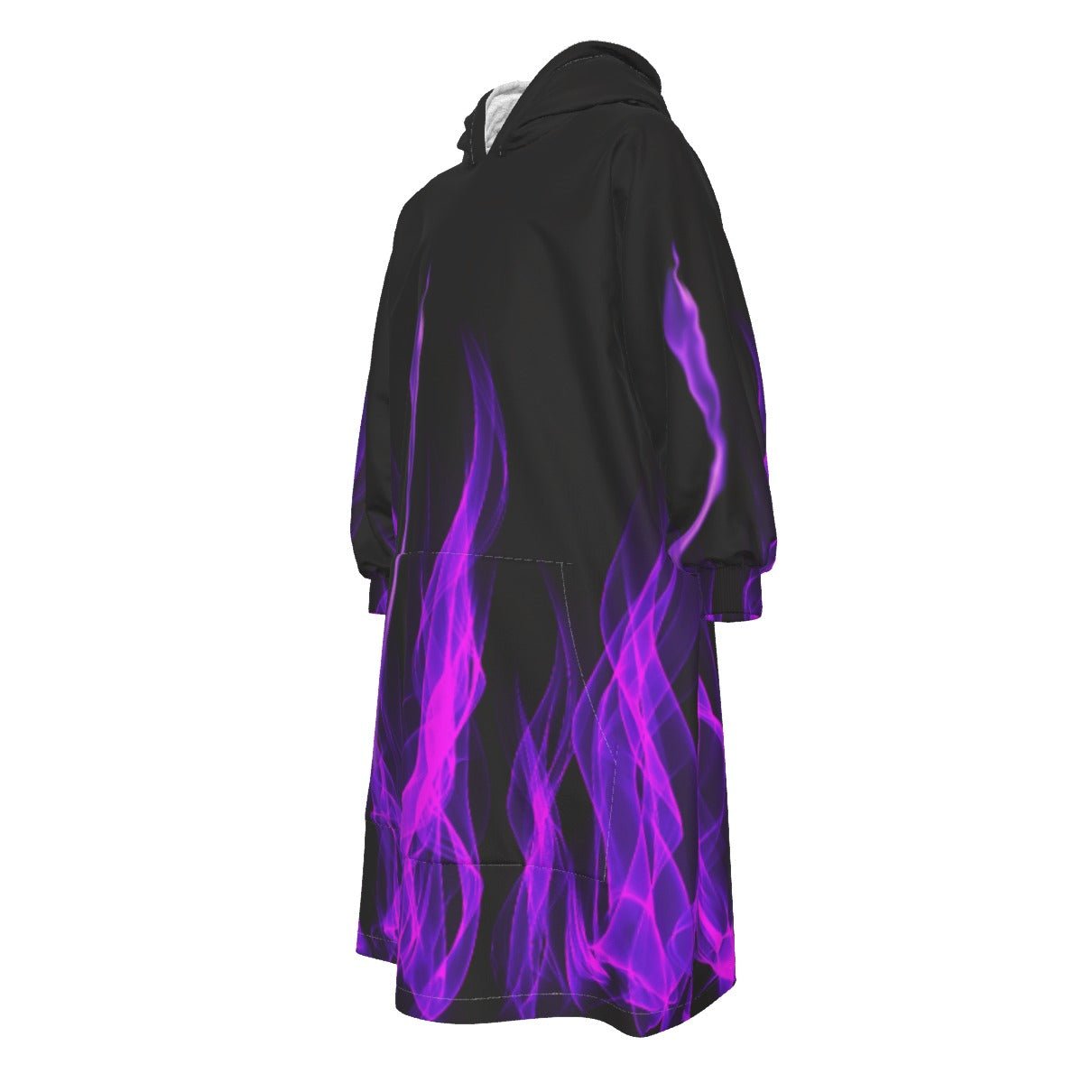 Purple Flame Villain - Inspired Kid's Wearable Hoodie Blanket disney costumedisney giftWrong Lever Clothing